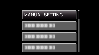 MANUAL SETTING